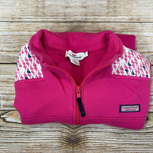 Vineyard Vines Bright Pink Pullover - Picture 7 of 7
